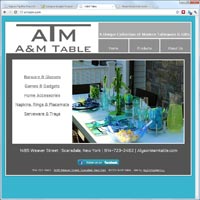 A&M Table A&M Table Website Screenshot